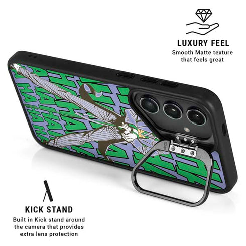 DC Comics The Joker Vintage pose pattern Galaxy S24 Plus Kickstand Case